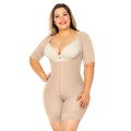 Faja Colombianas Compression Open-bust Long Sleeves Shapewear Butt Lifter Post-operative Underwear Slimming Body Shaper