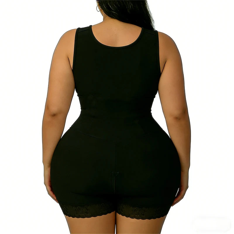 Faja Bodysuit Corset Top Bustier Slimming Shapewear Women Underwear Body Shaper Original Colombian Girdles Modeling Postpartum