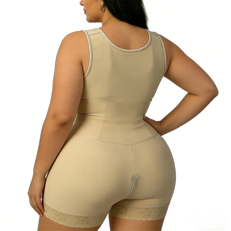 Faja Bodysuit Corset Top Bustier Slimming Shapewear Women Underwear Body Shaper Original Colombian Girdles Modeling Postpartum