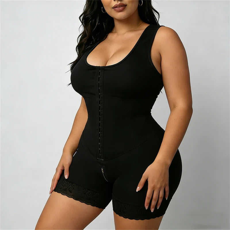 Faja Bodysuit Corset Top Bustier Slimming Shapewear Women Underwear Body Shaper Original Colombian Girdles Modeling Postpartum